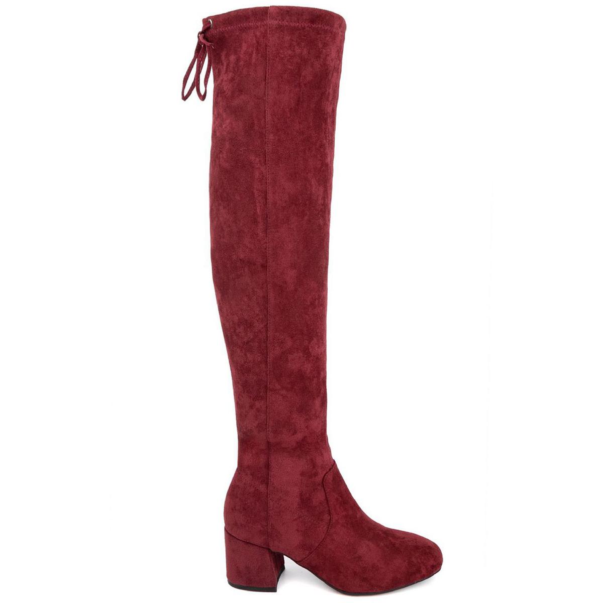 Ollie Womens Padded Insole Over-The-Knee Boots