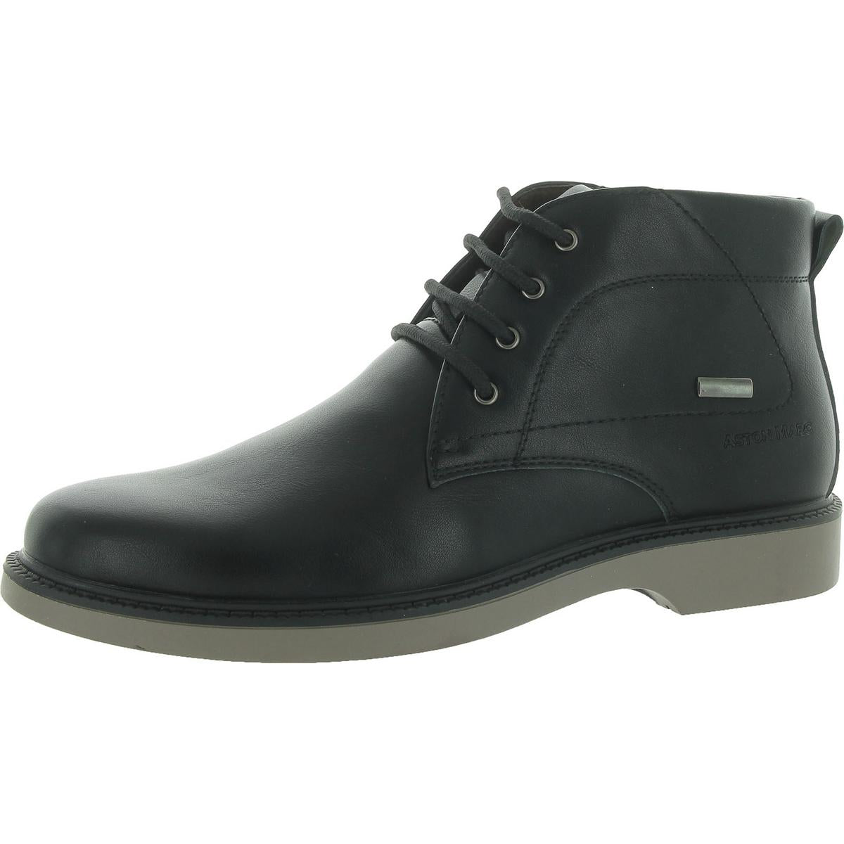 Mens Ankle round Toe Chukka Boots Black
