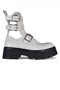 Alexander Mcqueen Women Rave Buckle Boots