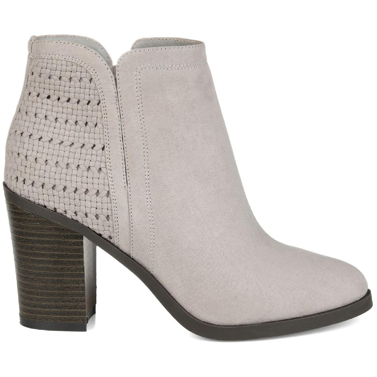 JESSICA Womens Padded Insole Block Heel Booties