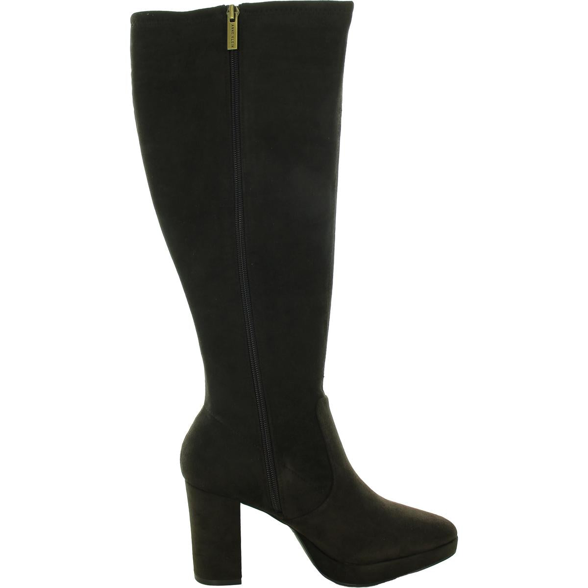 Journey Womens Wide Calf Faux Suede Knee-High Boots
