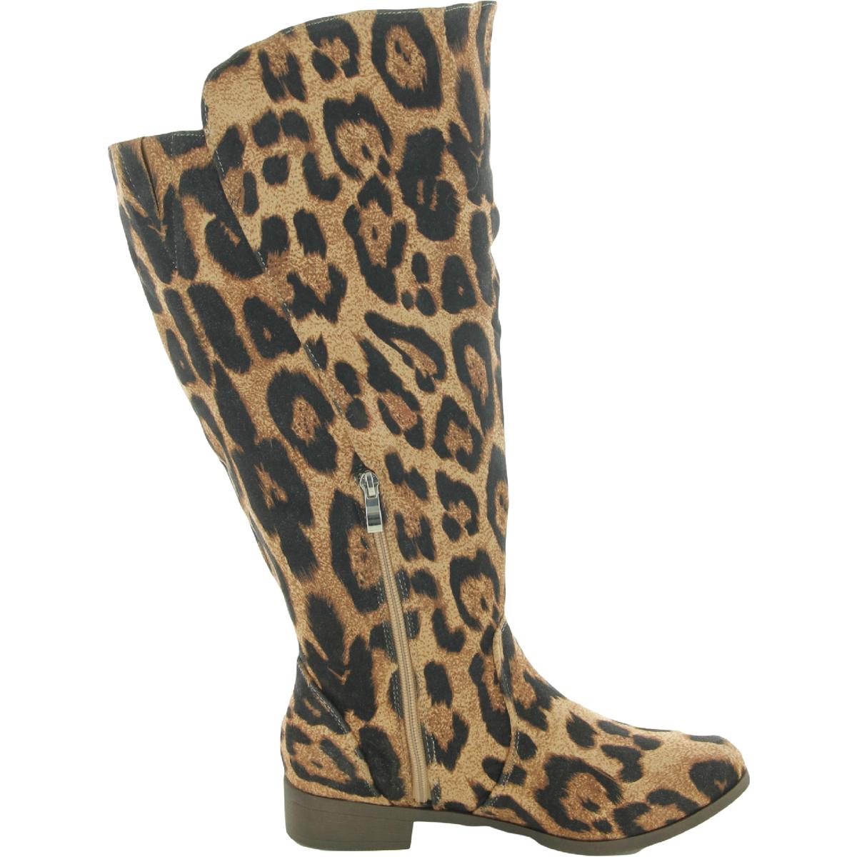 Kerin Womens Faux Suede Knee-High Boots