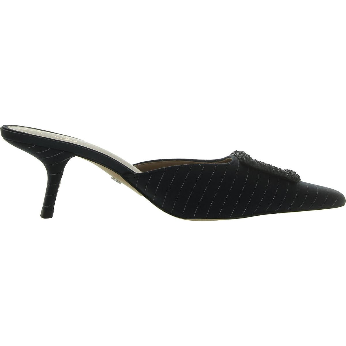 Brit Womens Satin Embellished Mules
