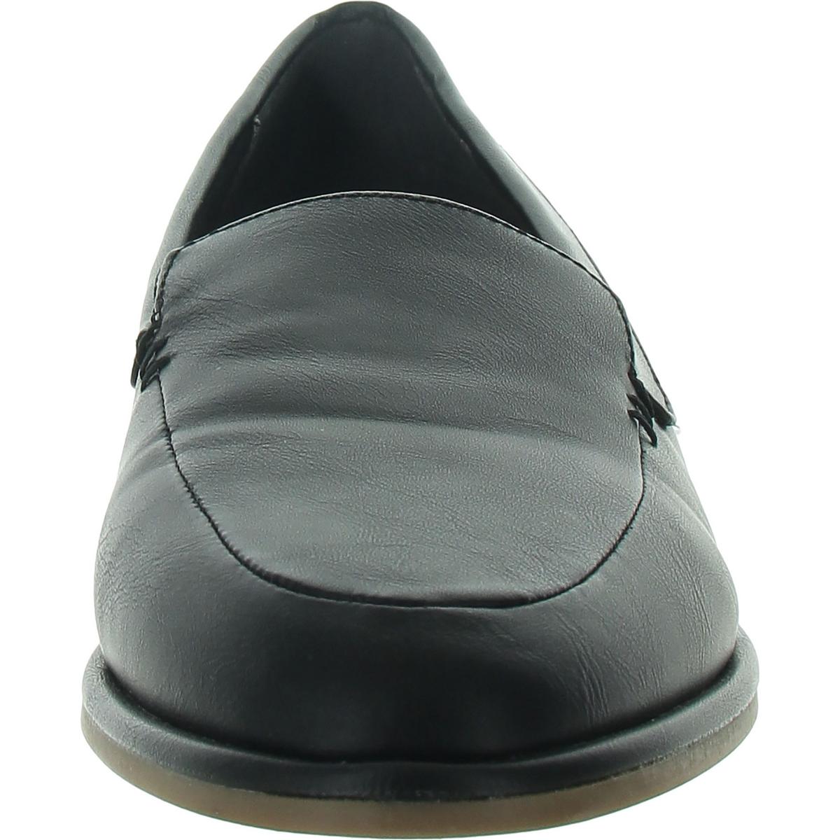 Houstonn Womens Faux Leather Flat Loafers