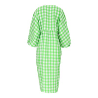 MARAHOFFM Mara Hoffman Womens Green/White Dress
