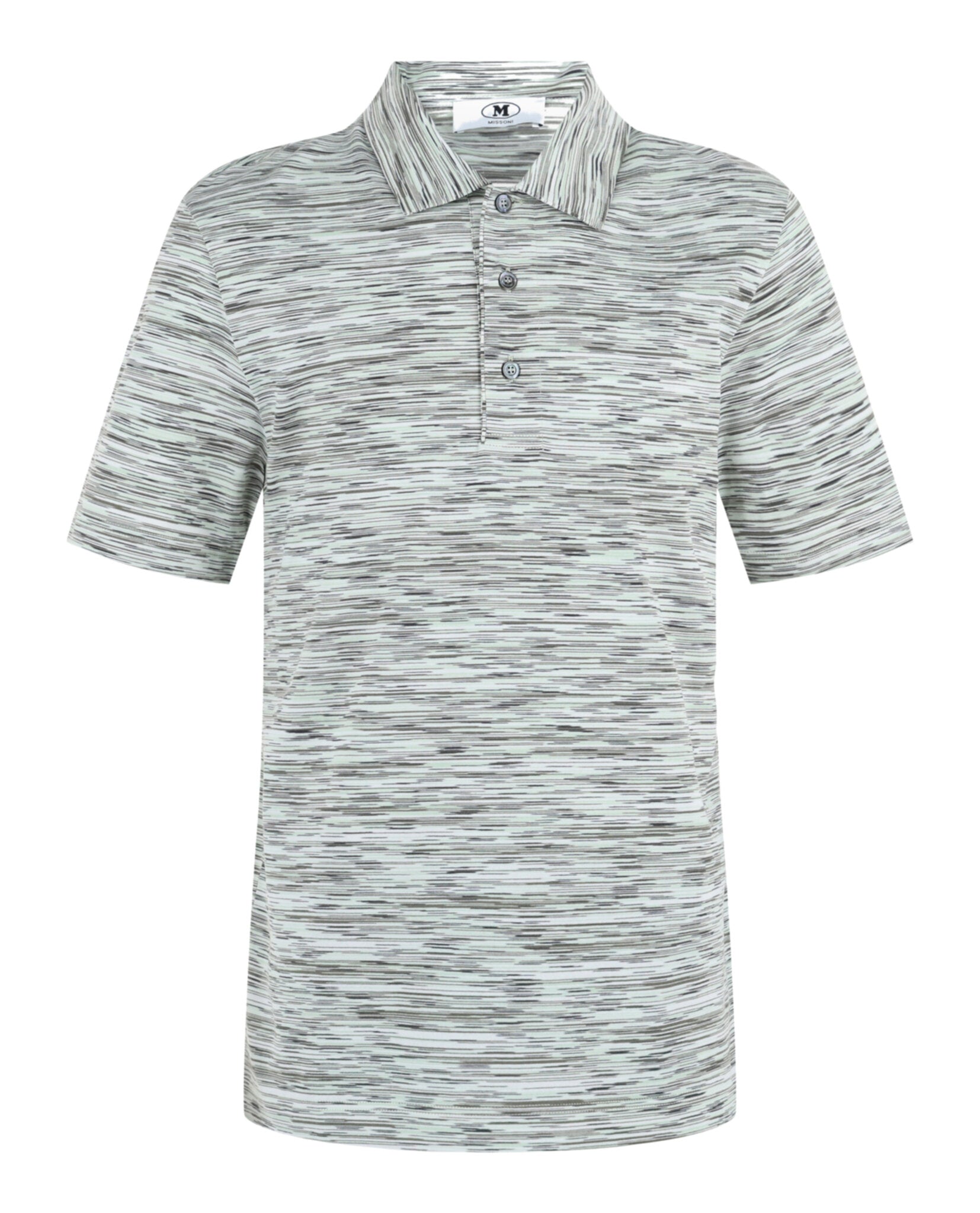 M Missoni Mens Zig Zag Polo Shirt