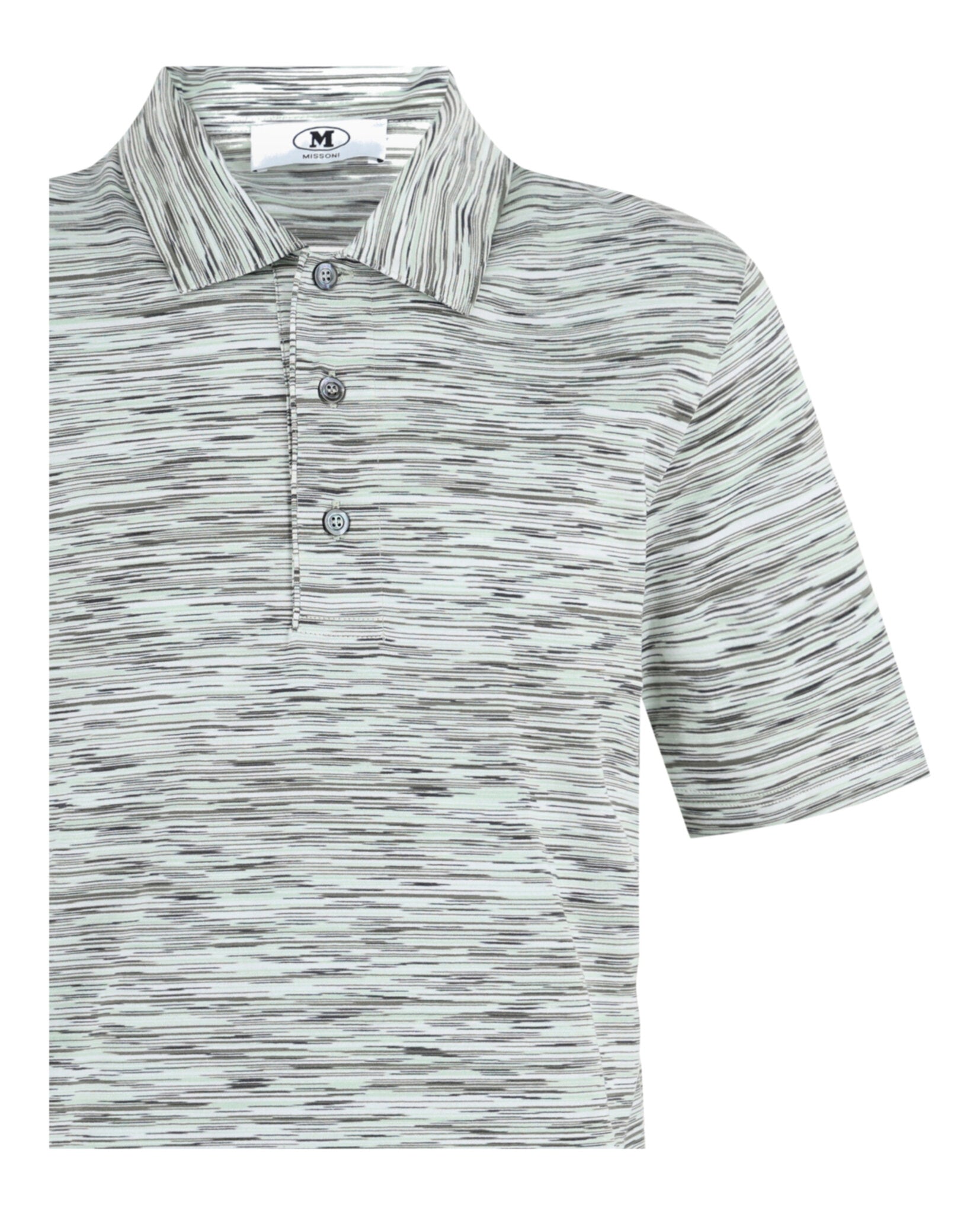 M Missoni Mens Zig Zag Polo Shirt