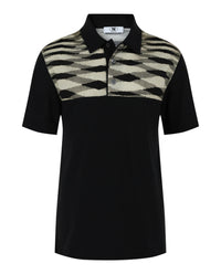 M Missoni M Missoni Mens Contrasting-Collar Polo Shirt
