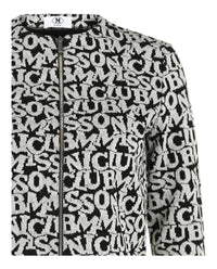 M Missoni Womens Logo Patterned Jacket