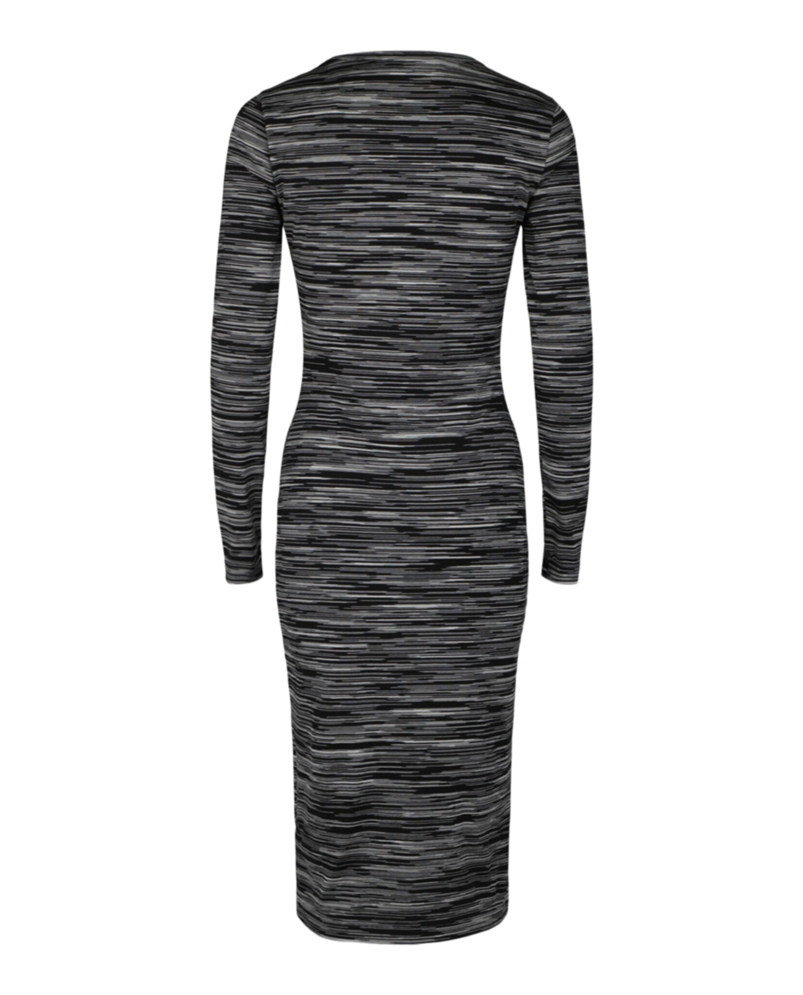 m missoni long sleeve dress M Missoni Burgundy Patterned Knit Long Sleeve V-Neck Dress L