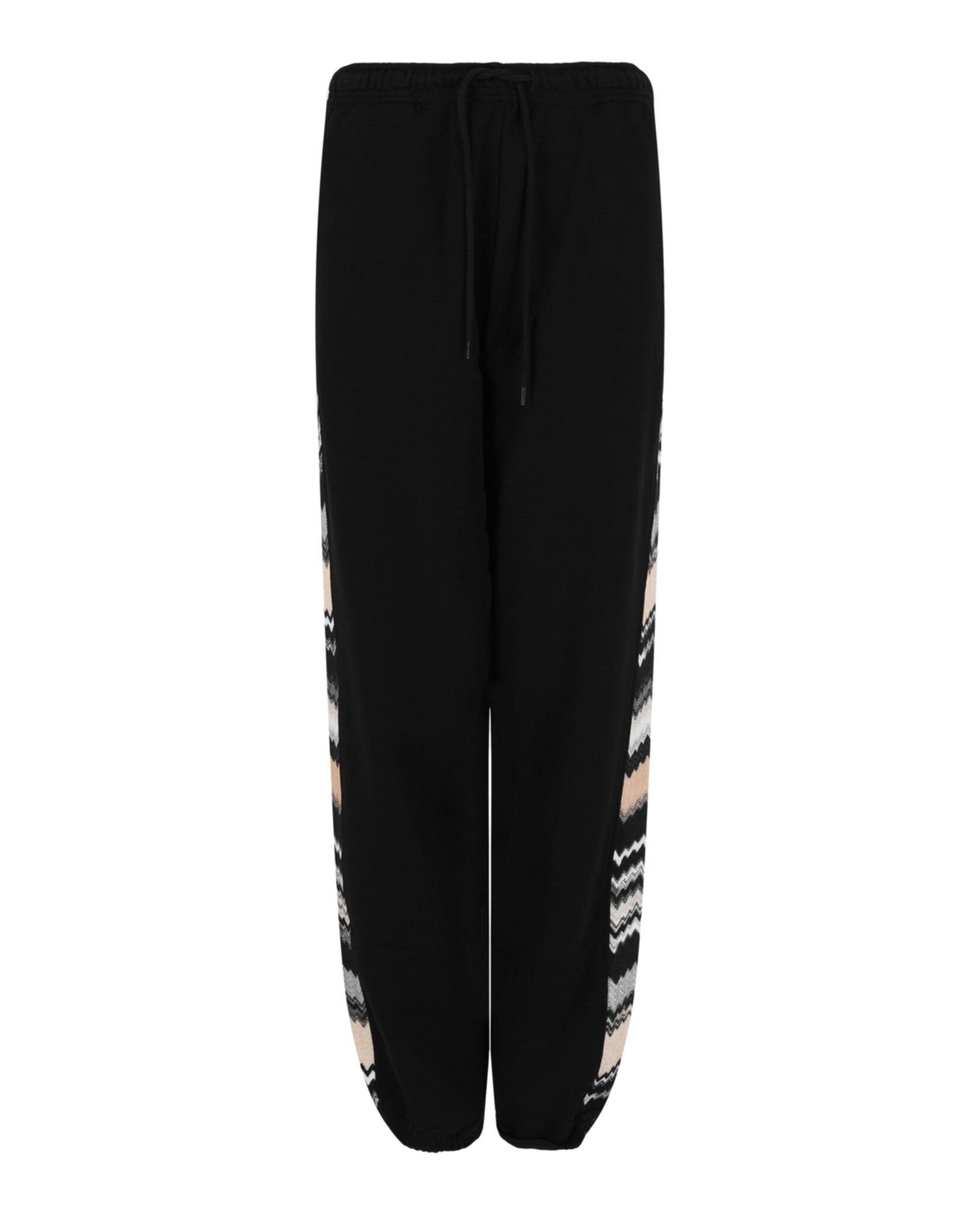 M Missoni Womens Chevron Patterned Trim Joggers
