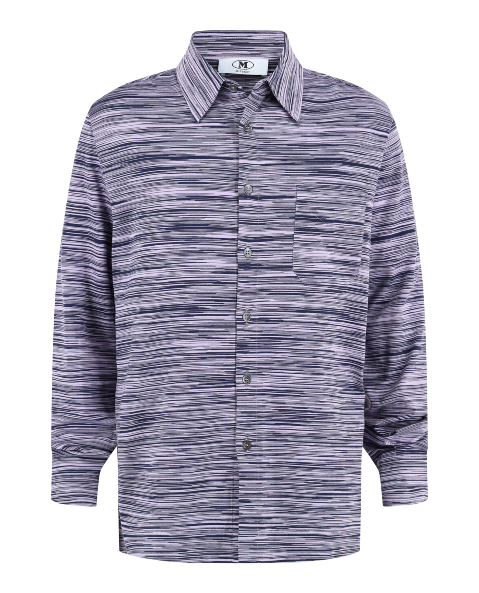 M Missoni Mens Slub Button-Up Shirt
