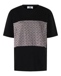M Missoni Womens Lamé Diamond Panel T-Shirt