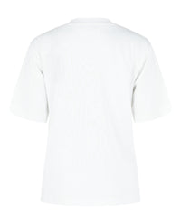 M Missoni Womens Cotton T-Shirt With Zig Zag Embroidered Pocket