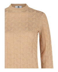 M Missoni Womens Patterned Lamé Crewneck Sweater