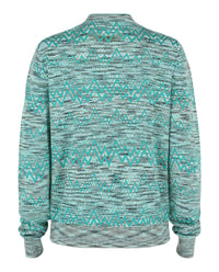M Missoni Womens Oversized ZigZag Sweater