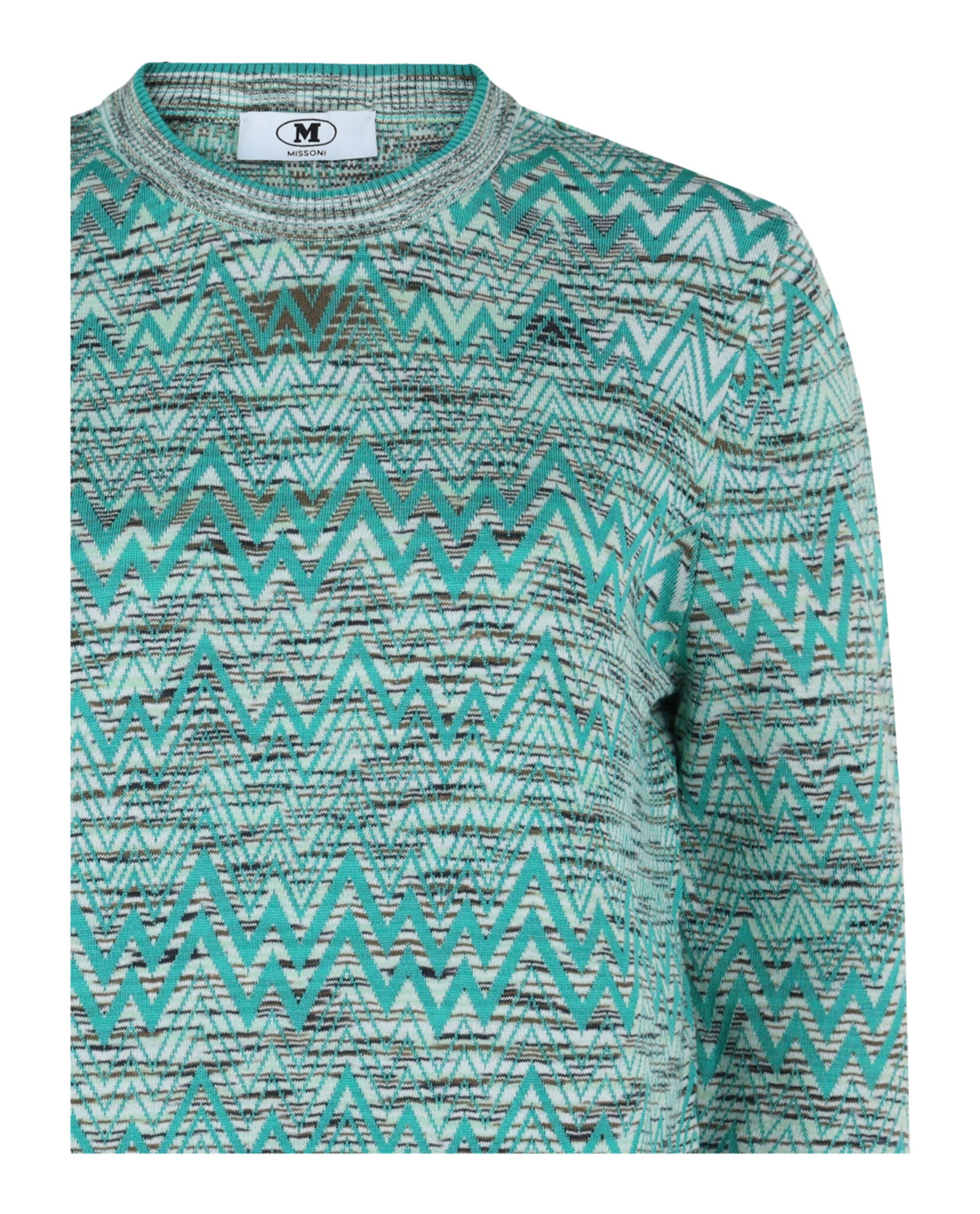 M Missoni Womens Oversized ZigZag Sweater