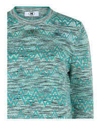 M Missoni Womens Oversized ZigZag Sweater