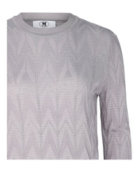 M Missoni Womens Zigzag Crewneck Sweater