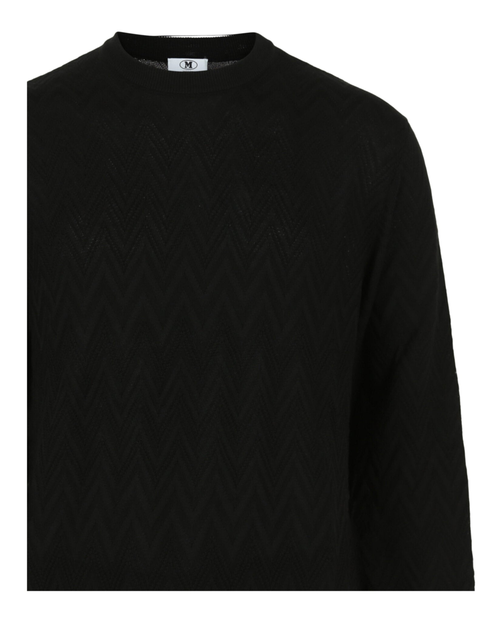 M Missoni Mens Crochet Knit Sweater