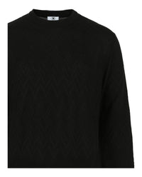 M Missoni Mens Crochet Knit Sweater