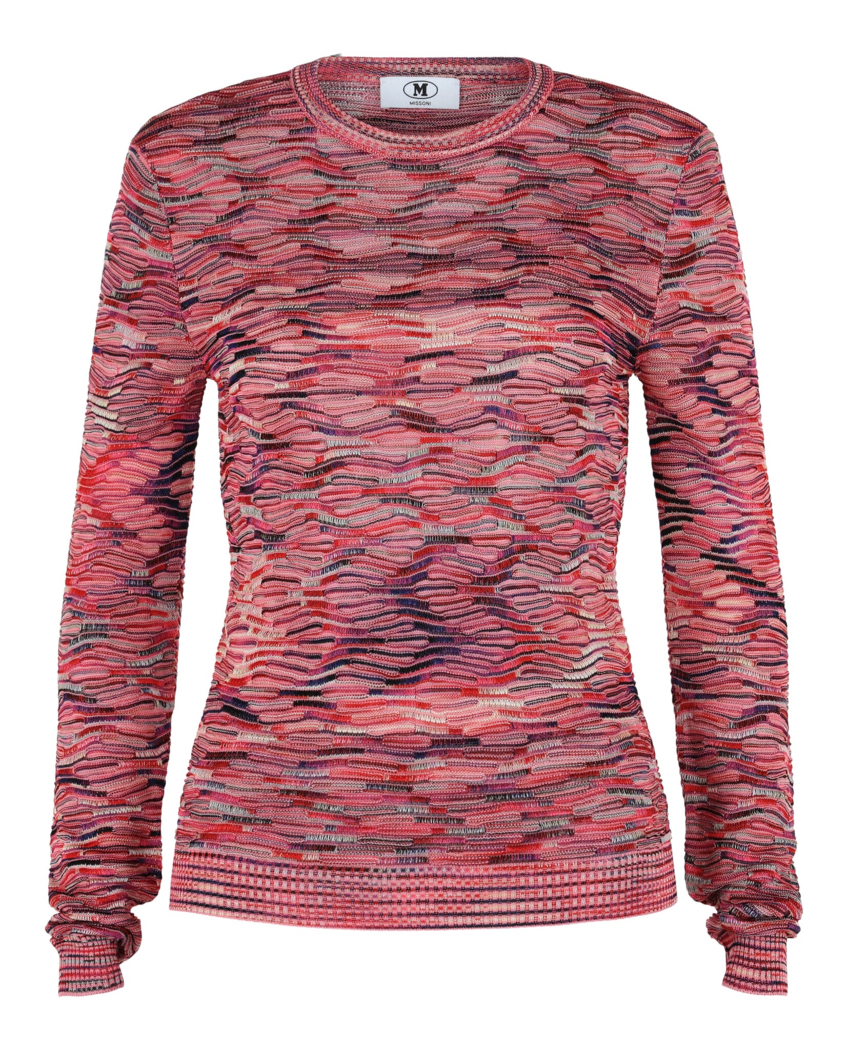 M Missoni Womens Wave Slim-Fit Knit Sweater