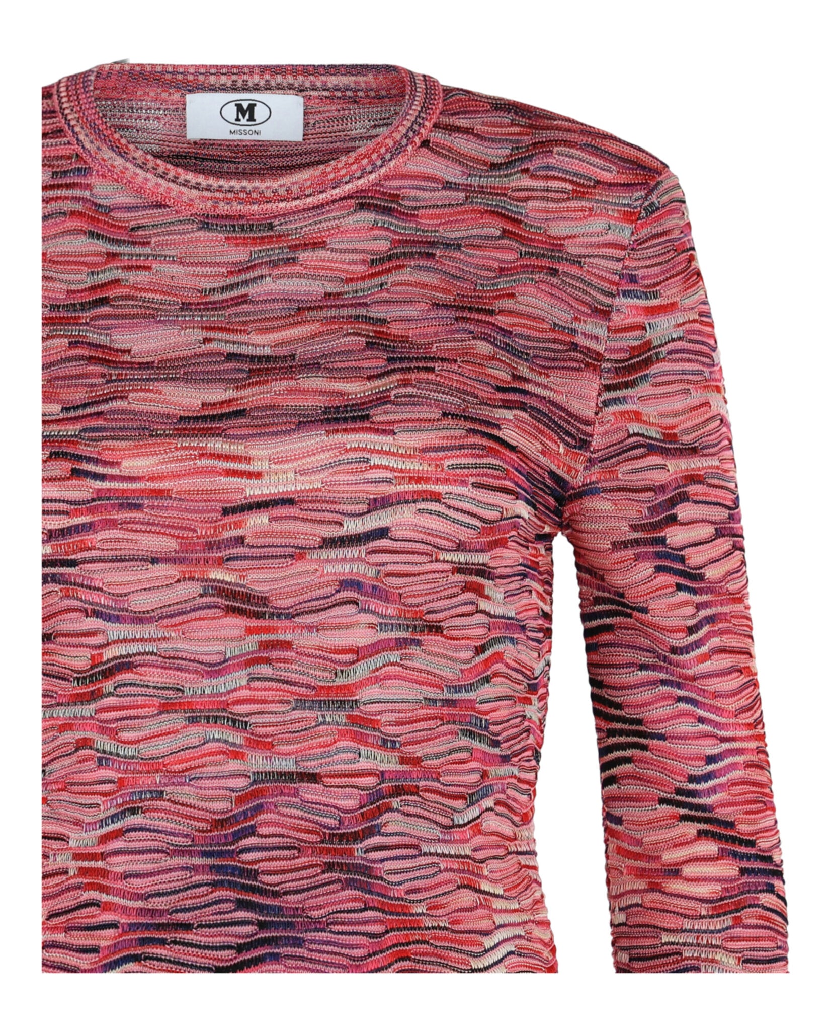 M Missoni Womens Wave Slim-Fit Knit Sweater