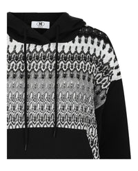 M Missoni Womens Embroidered Mesh Hoodie