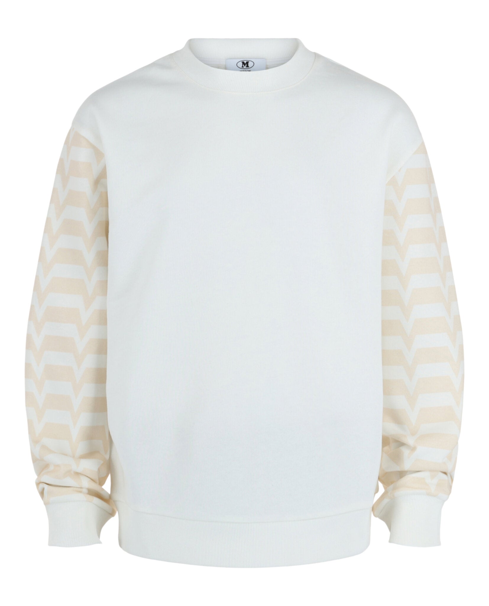 M Missoni Mens Zig Zag Crewneck Sweatshirt