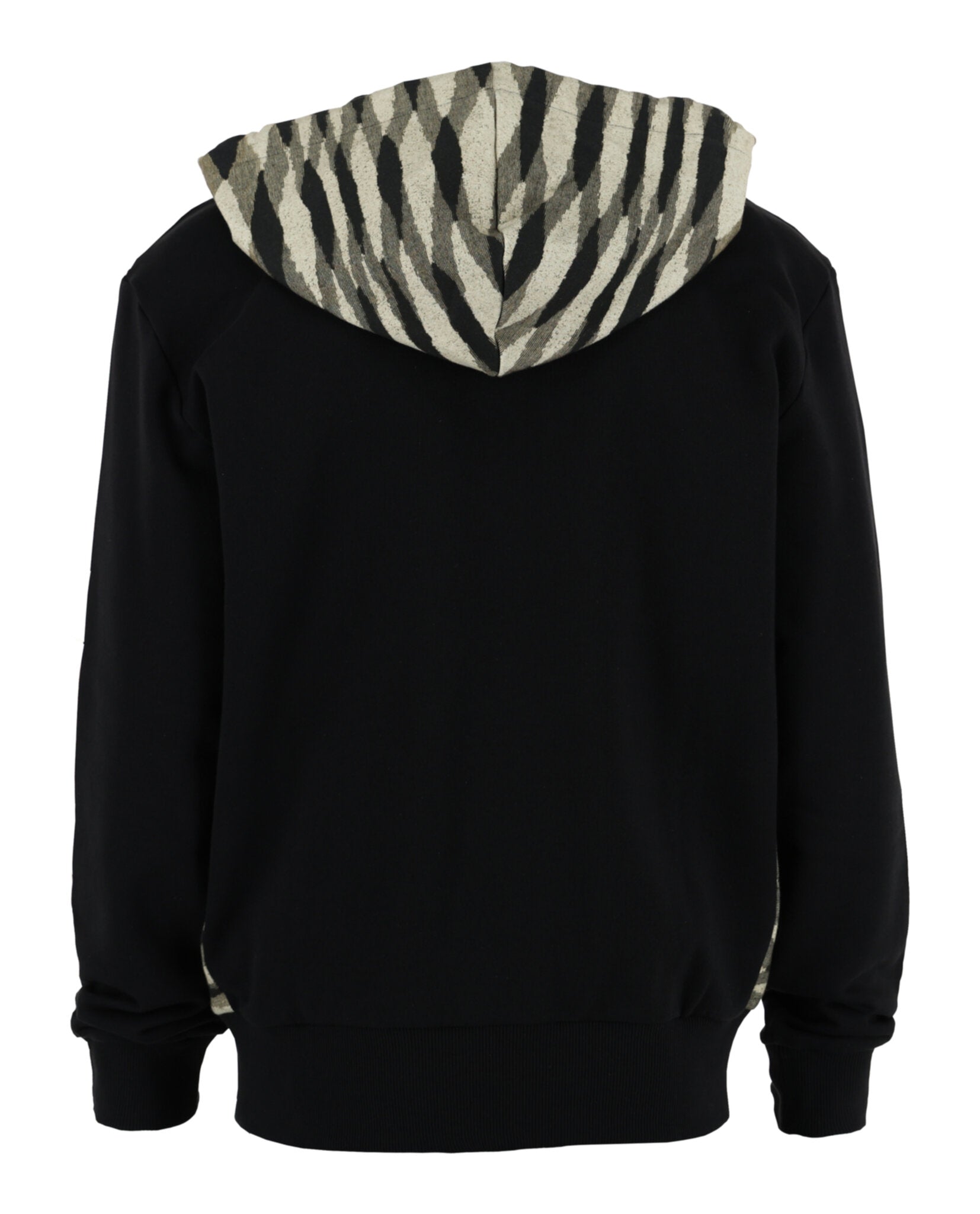M Missoni Mens Zig Zag Print Zip Up Hoodie