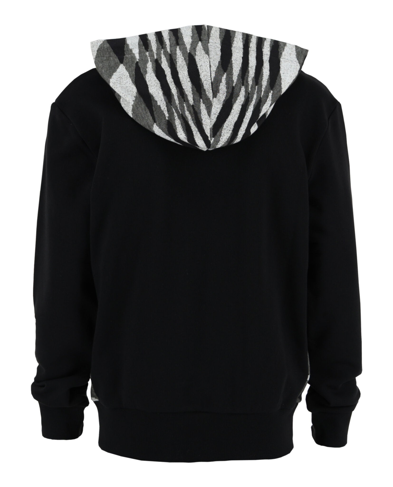 M Missoni Mens Zig Zag Print Zip Up Hoodie