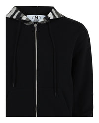 M Missoni Mens Zig Zag Print Zip Up Hoodie