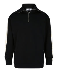 M Missoni Mens Zig Zag Stripe Quarter-Zip Sweatershirt