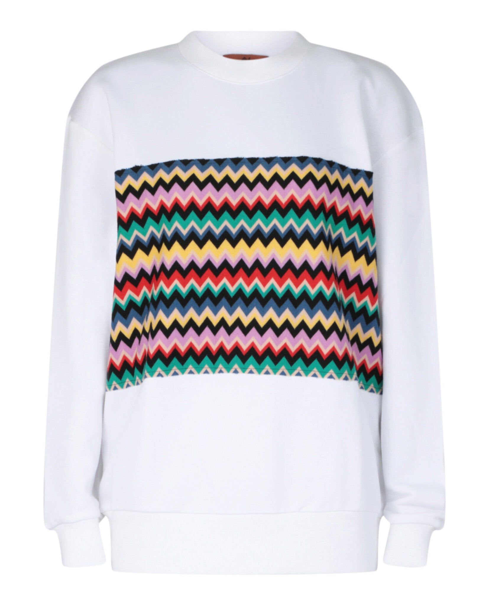M Missoni Womens ZigZag Graphic Cotton Sweatshirt – Bluefly