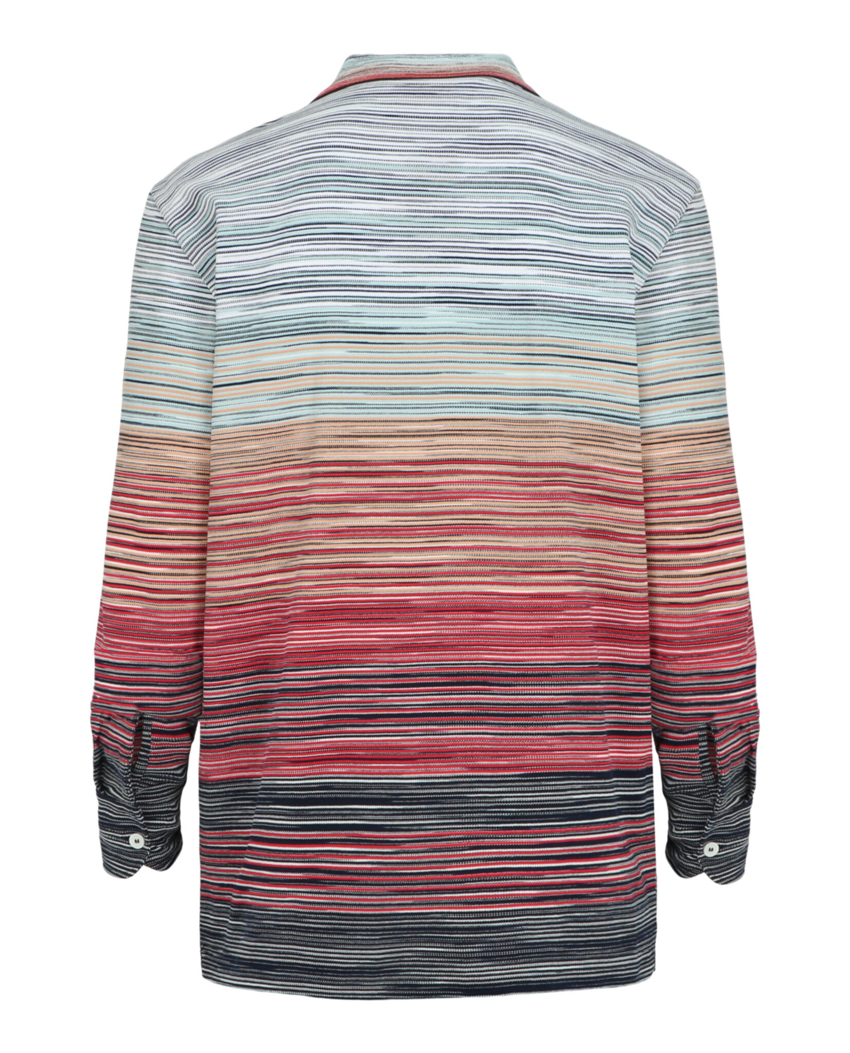 M Missoni M Missoni Mens Zig Zag Long Sleeve Polo
