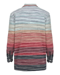 M Missoni M Missoni Mens Zig Zag Long Sleeve Polo