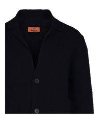 M Missoni Mens Wool Knit Blazer