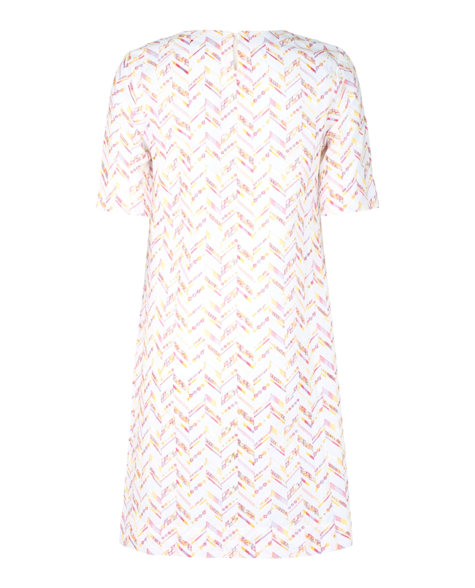 M Missoni Womens Embroidered Zig-Zag Mini Dress