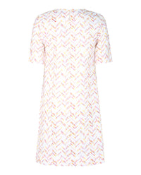 M Missoni Womens Embroidered Zig-Zag Mini Dress