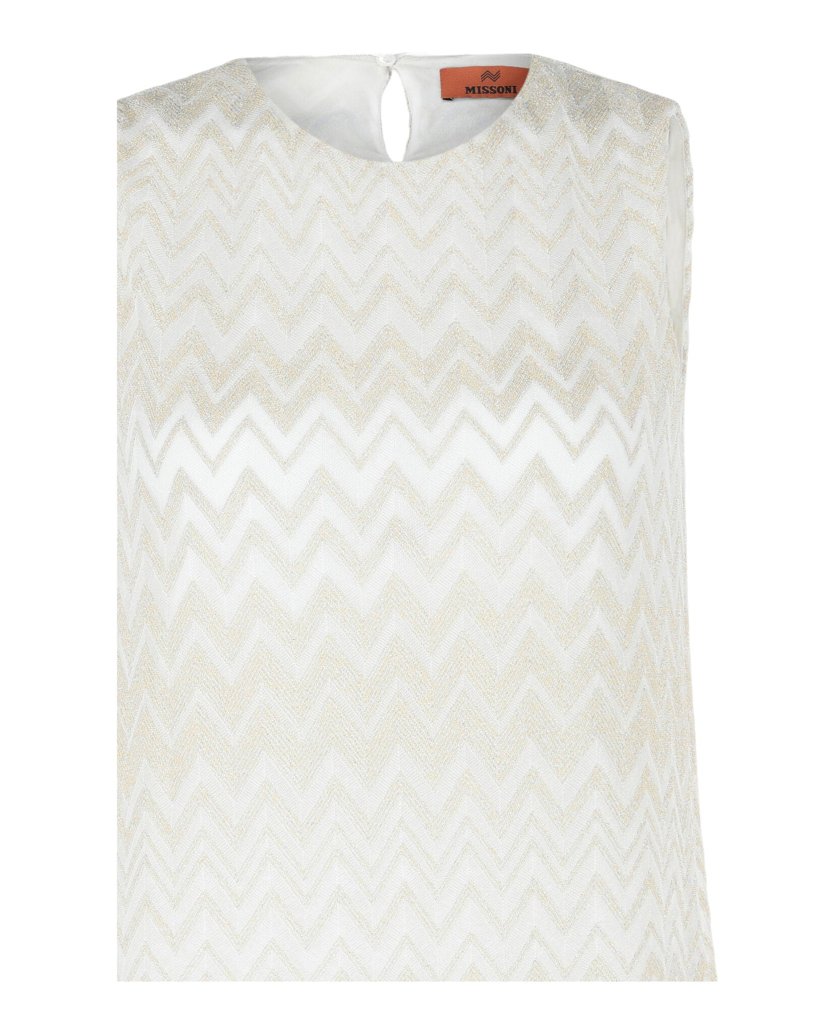 M Missoni Womens Metallic Zigzag Print Shift Dress