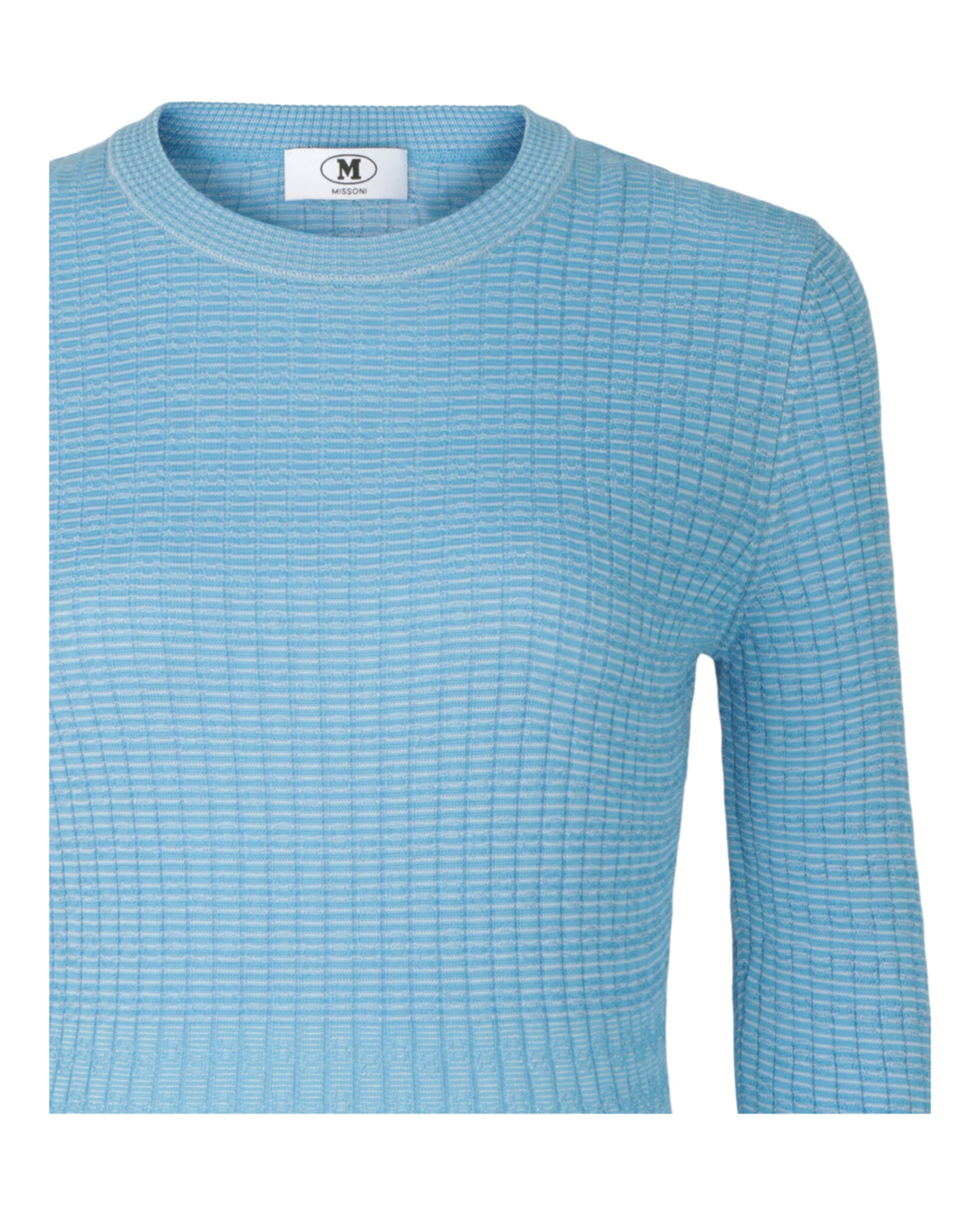 M Missoni Womens Wave-Pattern Long Sleeve Dress