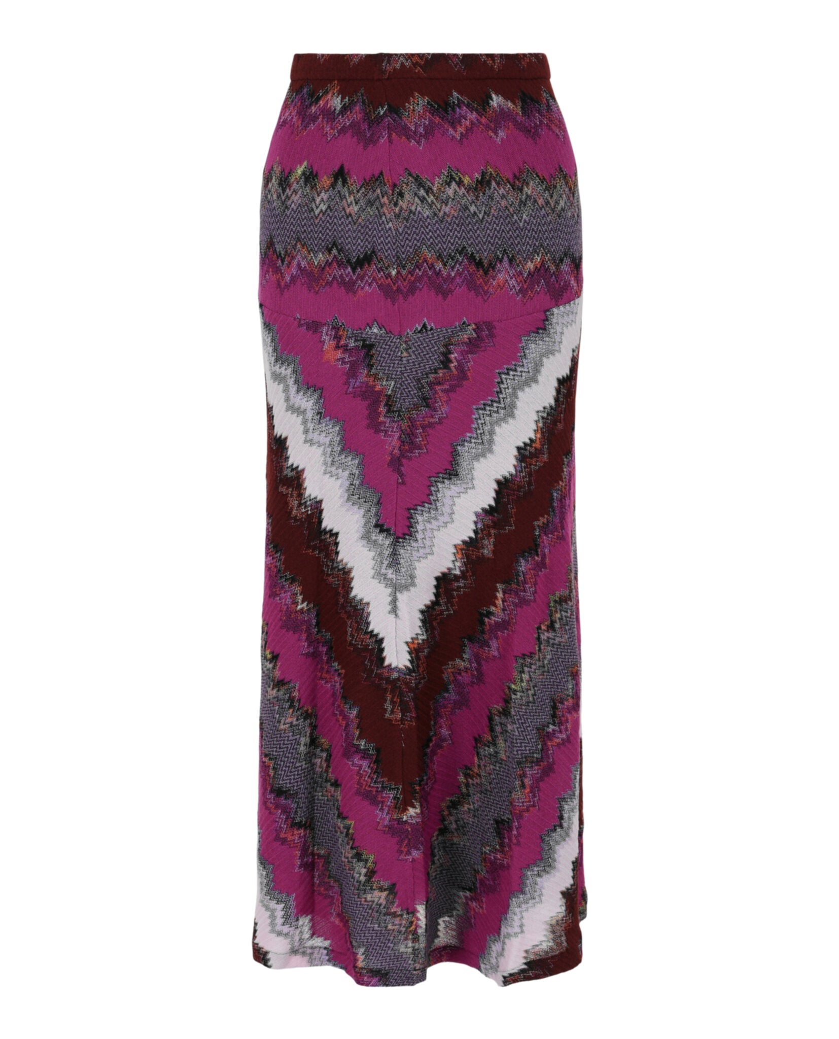 M Missoni Womens Chevron Print Midi Skirt
