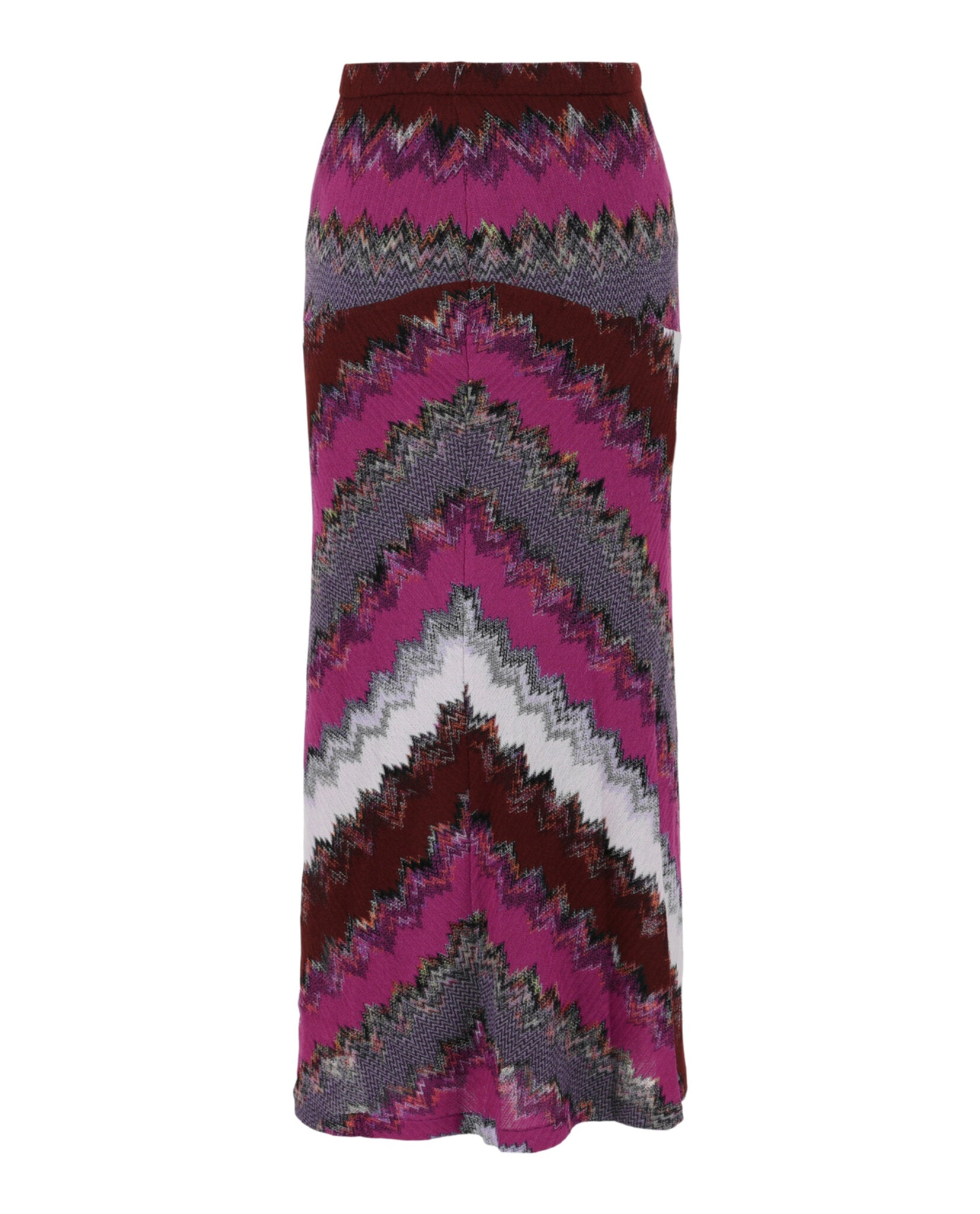 M Missoni Womens Chevron Print Midi Skirt