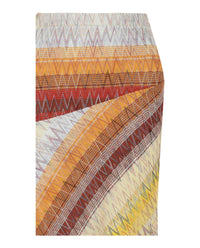 M Missoni Womens Chevron Print Midi Skirt