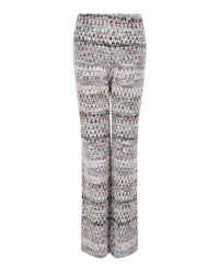 M Missoni Womens Zig Zag Patterned Flared-Leg Pants