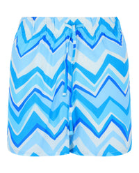 M Missoni Womens Striped Dolphin Hem Shorts