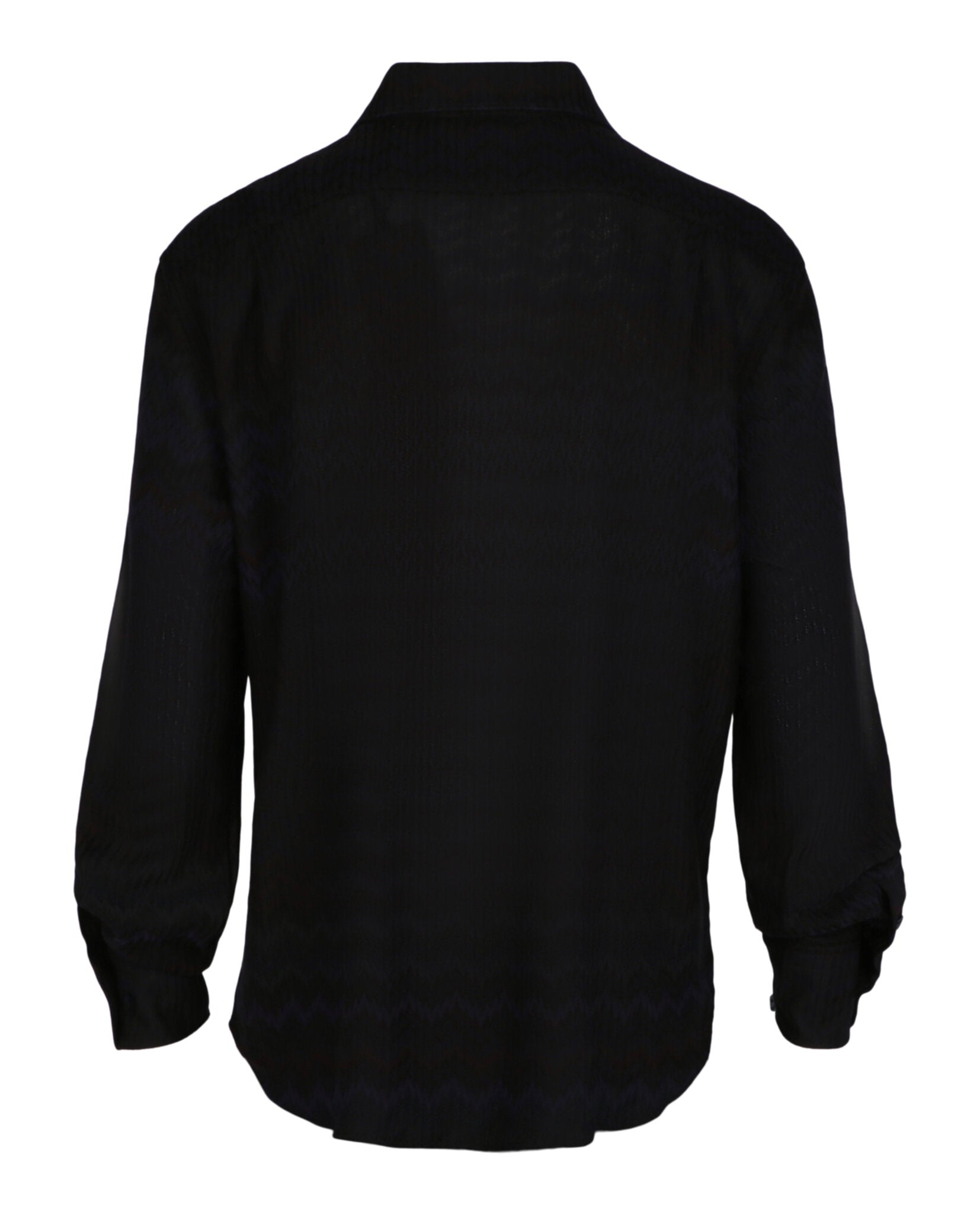 M Missoni Mens Chevron-Pattern Long-Sleeved Shirt