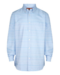 M Missoni Mens Chevron-Pattern Long-Sleeve Button-Down Shirt