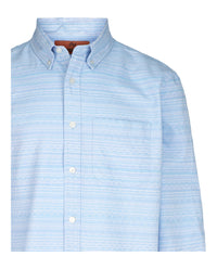 M Missoni Mens Chevron-Pattern Long-Sleeve Button-Down Shirt
