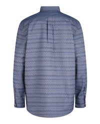 M Missoni Mens Chevron-Pattern Long-Sleeve Button-Down Shirt